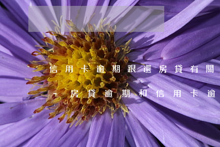 信用卡逾期跟還房貸有關(guān)系嗎-房貸逾期和信用卡逾期性質(zhì)一樣嗎