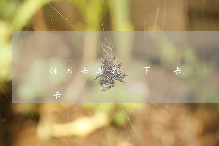 信用卡逾期辦下來卡嗎-信用卡逾期辦下來卡嗎