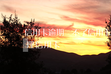 信用卡逾期辦不了信用卡(信用卡逾期還能辦理信用卡嗎)
