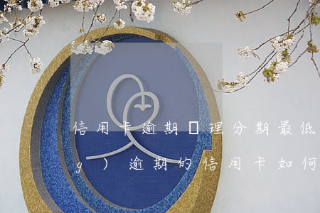 信用卡逾期辦理分期最低金額(已經(jīng)逾期的信用卡如何辦理分期)