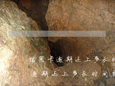 信用卡逾期还上多长时间能坐高铁-信用卡逾期还上多长时间能坐高铁了