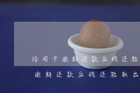 信用卡逾期还款后钱还能取出来吗-信用卡逾期还款后钱还能取出来吗安全吗