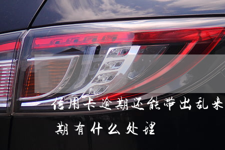 信用卡逾期还能带出乱来吗(今年的信用卡逾期有什么处理)