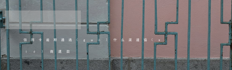信用卡逾期通過(guò)什么渠道協(xié)商還款