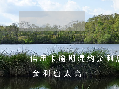 信用卡逾期違約金利息太高（信用卡逾期違約金利息太高）