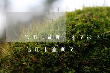 信用卡逾期還不了被坐牢嗎(剛坐牢釋放出來信用卡逾期了)