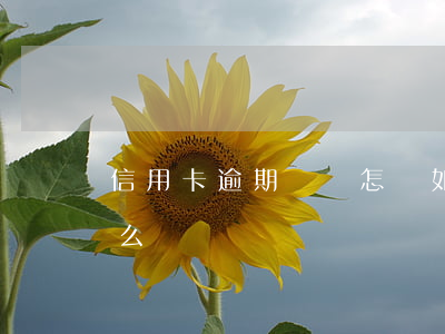 信用卡逾期還會怎樣 如果說信用卡逾期會怎么樣