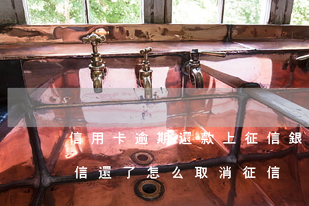 信用卡逾期還款上征信(銀行信用卡逾期上征信 還了 怎么取消征信)