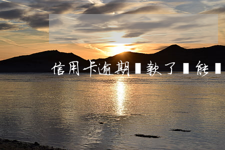 信用卡逾期還款了還能補(bǔ)辦嗎