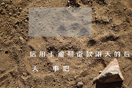 信用卡逾期還款兩天的后果(還信用卡逾期一天沒事吧)