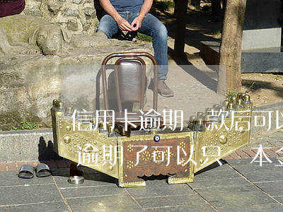 信用卡逾期還款后可以停止利息嗎(欠信用卡逾期了可以只還本金不還利息嗎)