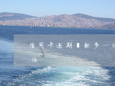 信用卡逾期還款多一倍(信用卡逾期還款多一倍)