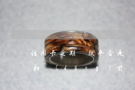 信用卡逾期還款本金是額度(什么是逾期金額和當(dāng)前還款額)