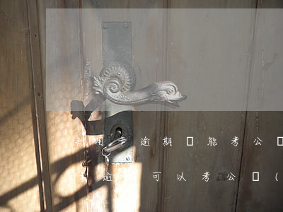 信用卡逾期還能考公務(wù)員嗎(有信用卡逾期可以考公務(wù)員嗎)