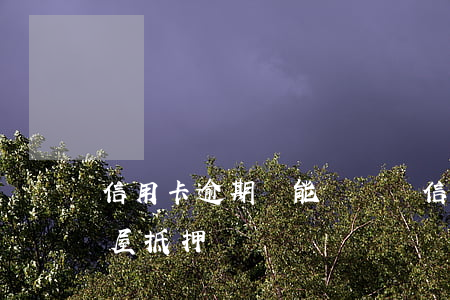 信用卡逾期還能贖樓嗎(信用卡逾期可以做房屋抵押嗎)