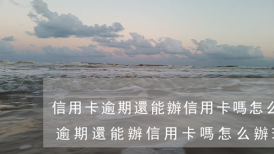 信用卡逾期還能辦信用卡嗎怎么辦-信用卡逾期還能辦信用卡嗎怎么辦理