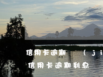 信用卡逾期銀監(jiān)怎么管控利息(信用卡 逾期利息)