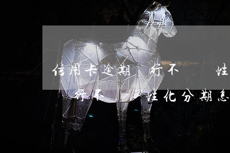 信用卡逾期銀行不給個性化分期(信用卡逾期銀行不給個性化分期怎么辦)