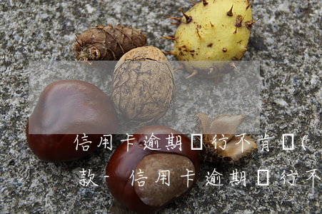 信用卡逾期銀行不肯協(xié)商分期還款-信用卡逾期銀行不肯協(xié)商分期還款會(huì)怎么樣