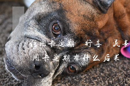 信用卡逾期銀行喜歡民事還是刑事 銀行卡信用卡逾期有什么后果