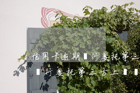 信用卡逾期銀行委托第三方上門(信用卡逾期銀行委托第三方上門辦理)