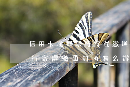 信用卡逾期銀行寄遲繳通知函(信用卡逾期銀行寄遲繳通知函怎么辦)