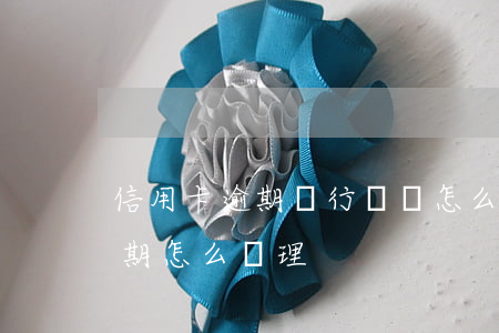 信用卡逾期銀行應該怎么做(欠銀行信用卡逾期怎么處理)
