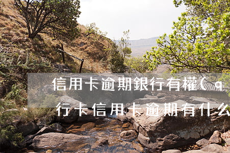 信用卡逾期銀行有權(quán)限高嗎(銀行卡信用卡逾期有什么辦)