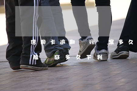 信用卡逾期銀行結案多久上法庭(欠信用卡一般開庭多久下判決書)