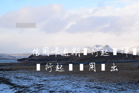 信用卡逾期銀行起訴律師費誰付(信用卡逾期銀行起訴費用誰出)