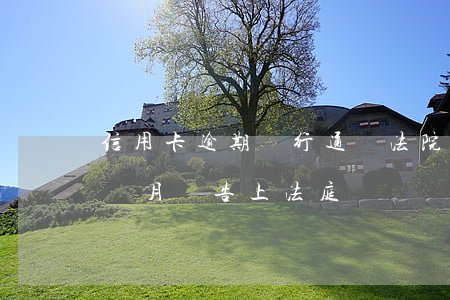 信用卡逾期銀行通過法院(銀行信用卡逾期幾個月會告上法庭)