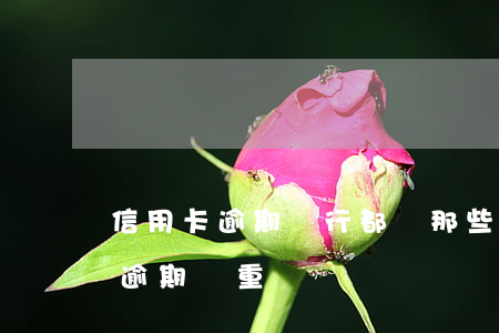 信用卡逾期銀行都會那些措施(什么叫信用卡逾期嚴重)