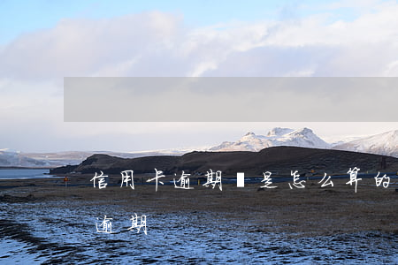 信用卡逾期錢是怎么算的(一般信用卡怎么算逾期)
