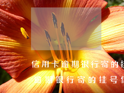 信用卡逾期银行寄的挂号信去拿不-信用卡逾期银行寄的挂号信去拿不到怎么办