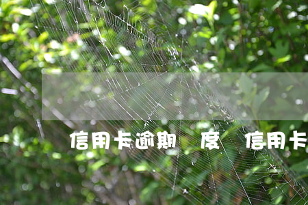 信用卡逾期額度變(信用卡逾期額度變小)