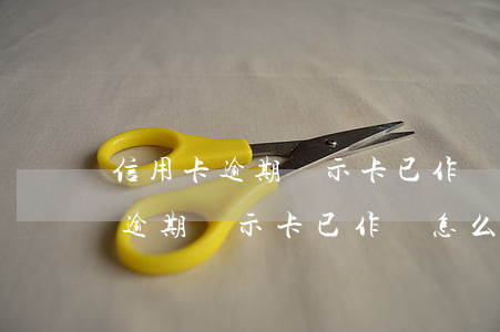 信用卡逾期顯示卡已作廢怎么還款-信用卡逾期顯示卡已作廢怎么還款呢