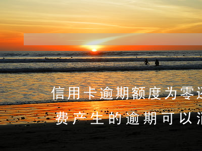 信用卡逾期额度为零还扣年费吗(因信用卡年费产生的逾期可以消除吗)