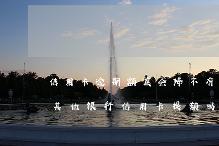 信用卡逾期额度会降不(有信用卡逾期会影响其他银行信用卡提额吗)