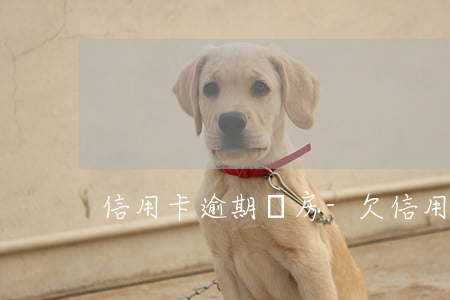 信用卡逾期騰房-欠信用卡逾期封了房子