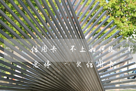 信用卡還不上如何跟銀行協(xié)商掛息停帳-欠信用卡錢還不上怎么跟銀行協(xié)商