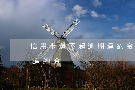 信用卡還不起逾期違約金怎么辦(信用卡逾期違約金)