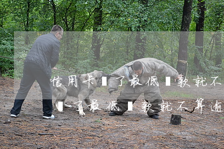 信用卡還了最低還款就不算逾期嗎-信用卡還了最低還款就不算逾期嗎為什么