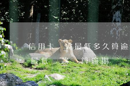 信用卡還完最低多久算逾期(信用卡到期還了最低還款額算逾期嗎)