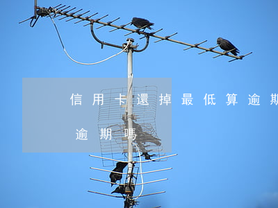信用卡還掉最低算逾期嗎（信用卡還掉最低算逾期嗎）