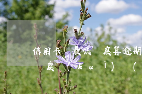 信用卡還最低額度算逾期嘛(銀行卡還了最低額度會(huì)產(chǎn)生逾期)