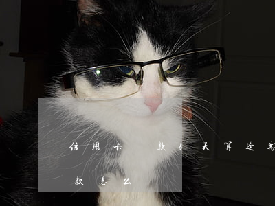 信用卡還款5天算逾期嗎(信用卡逾期五天還款怎么辦)