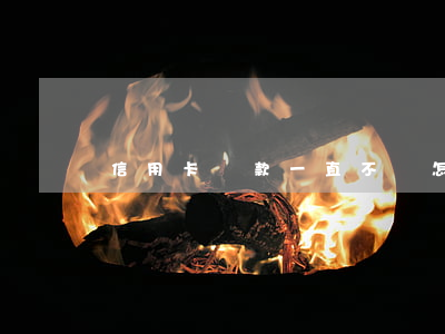 信用卡還款一直不還怎么辦