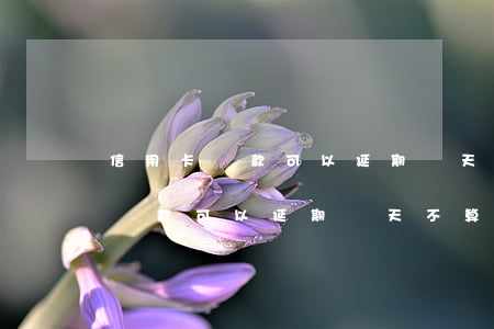 信用卡還款可以延期幾天不算逾期-信用卡還款可以延期幾天不算逾期嗎