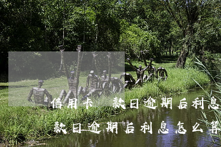信用卡還款日逾期后利息怎么算-信用卡還款日逾期后利息怎么算的