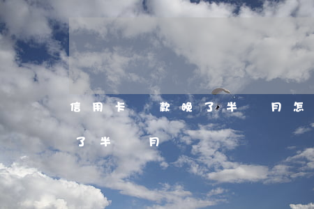 信用卡還款晚了半個月怎么辦（信用卡還款晚了半個月）